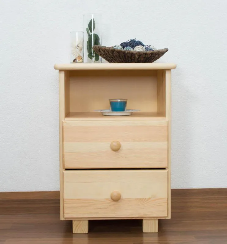 Nachttisch Natur Kiefer Abbildung