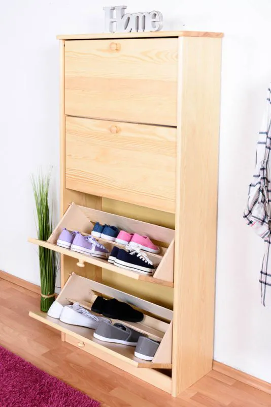 Schuhschrank natur