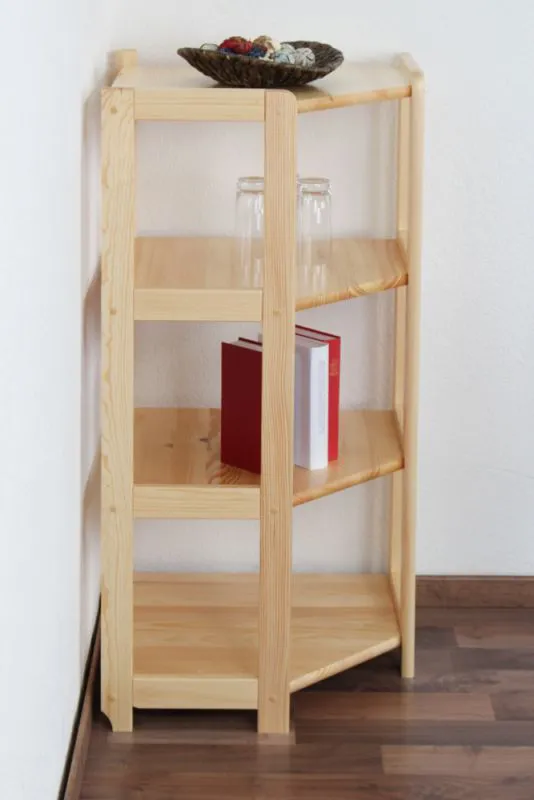 Eckregal aus Holz