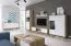 TV-Unterschrank Maryhill 04, Farbe: Eiche Riviera / Weiß - Abmessungen: 50 x 160 x 40 cm (H x B x T)