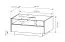 Couchtisch | Farbe: Beige / Eiche Cremona | 2 Schubladen | 1 Fach | 96 x 67 x 43 cm | Push-to-open Funktion | Kaffeetisch | für Wohnzimmer