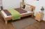 Jugendbett Wooden Nature 01 Kernbuche massiv geölt  - Liegefläche 90 x 200 cm (B x L) 