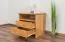 Nachtkästchen Wooden Nature 136 Kernbuche massiv - 50 x 53 x 43 cm (H x B x T)