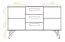Kommode Masterton 08 Kernbuche massiv geölt - Abmessungen: 81 x 136 x 45 cm (H x B x T)