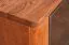 Vitrine Jussara 03, Farbe: Bernstein, Eiche teilmassiv – 201 x 69 x 42 cm (H x B x T)