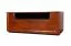 Kommode "Lopar" 10, Farbe: Nuss / Schwarz, teilmassiv - Abmessungen: 63 x 182 x 51 cm (H x B x T)
