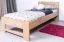 Bettrahmen für Kinder / Kinderbett 100 x 200 cm | Massivholz: Buche | Natur Lackiert Abbildung