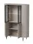 Modernes Esszimmer Komplett - Set A Annelin, 6-teilig, in Kaschmir, 1 Esstisch, 2 Kommoden, 1 TV-Unterschrank, 1 Vitrine, 1 Beistelltisch, Soft-Close