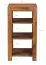 Kleines Regal aus Sheesham Massivholz, Farbe: Sheesham - Abmessungen: 80 x 44 x 44 cm (H x B x T), mit 3 Fächern