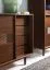 Kommode / Sideboard Inginele 01 in Walnuss, mit 4 praktischen Schubladen, 81 x 183 x 48 cm, 6 Fächer, 3 Einlegeböden, 2 Schiebetüren mit Schließdämpfung