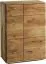 Schuhschrank Lencois 02, Farbe: Natur, Eiche massiv – 100 x 71 x 39 (H x B x T)