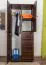 Kiefer-Kleiderschrank A-Qualität, Farbe: Nuss 190x80x60 cm Abbildung