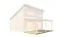 Terrasse für Ferienhaus F33 Größe 600 x 260 cm, Naturbelassen