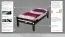 Kinderbett / Jugendbett "Easy Premium Line" K1/1n, Buche Vollholz massiv Schokobraun - Maße: 90 x 200 cm