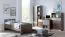 Schreibtisch Pasuruan 19, Farbe: Nuss / Ahorn - Abmessungen: 76 x 124 x 60 cm (H x B x T)