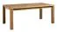 Teilmassiver Esstisch Floresta 23, Natur, geölt / gewachst, Eiche, modernes und einfaches Design, 160 x 90 cm, Robust und Langlebig, gebürstete Oberfläche