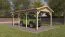 Einzelcarport TA 13 | Fichten- und Kiefernholz | Grundfläche 19,61 m² | Satteldach | Sockelmaße 328 x 598 cm | witterungsbeständig