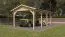 Einzelcarport TA 13 | Fichten- und Kiefernholz | Grundfläche 19,61 m² | Satteldach | Sockelmaße 328 x 598 cm | witterungsbeständig