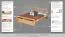 Doppelbett "Easy Premium Line" K8/1 inkl. 1 Abdeckblende, 180 x 200 cm Buche Vollholz massiv Natur