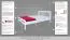 "Easy Premium Line" Doppelbett K8 in Überlänge 160 x 220 cm, Buche Vollholz massiv weiß lackiert