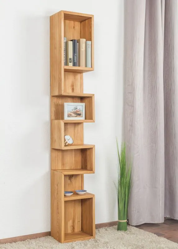 Regal Wooden Nature 130 Eiche massiv - 180 x 30 x 18 cm (H x B x T)