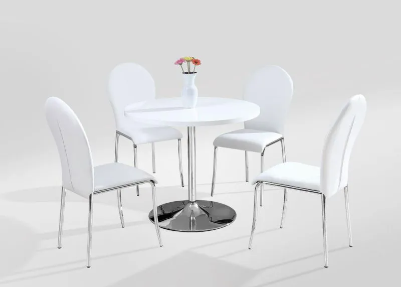 Esstisch 90x90 cm, Farbe: Weiß Abbildung