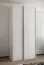 Schiebetürenschrank / Kleiderschrank | 2 Schiebetüren | 6 Fächer | 2 Kleiderstangen | Soft-Close | 6 Einlegeböden | Farbe: Weiß | Soft-Close | ABS Kanten