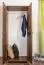 Kleiderschrank 2-türig, Farbe: Eiche 190x80x60 cm Abbildung