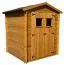 Gerätehaus, Gartenschuppen, Gartenhaus - 2 x 2 Meter - aus Holz / Blockbohlen - inkl. Dachpappe Abbildung