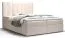 Boxspringbett mit zwei Stauräume Pirin 06, Farbe: Beige - Liegefläche: 160 x 200 cm (B x L)