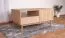 Wohnzimmer Komplett - Set A Acrab, 5-teilig, Eiche Cremona, geriffelte Fronten, Push-to-open Funktion, Japandi-Design, ABS Kantenschutz