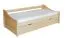 Massivholz Bettgestell Kiefer 90 x 200 cm Natur Abbildung