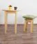 Runder Kiefer Esstisch