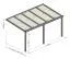 Terrassenüberdachung M 03, Dach: 16 mm Polycarbonat klar, Grundfläche: 15,24 m² - Abmessungen: 300 x 508 cm (B x L)