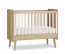 Babyzimmer Gitterbett / Babybett | Farbe: Beige / Eiche Cremona | Liegefläche: 60 x 120 cm | ABS-Kanten | 3-fach höhenverstellbar | Kinderzimmer
