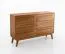 Schlafzimmer - Set H Engordany | 5-teilig | Farbe: Eiche Rustikal | Buche Vollholz massiv | lackiert | 2 Nachtkommode | 1 Doppelbett | 1 Kommode | 1 Kleiderschrank | zeitloses Design