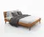 Schlafzimmer - Set H Engordany | 5-teilig | Farbe: Eiche Rustikal | Buche Vollholz massiv | lackiert | 2 Nachtkommode | 1 Doppelbett | 1 Kommode | 1 Kleiderschrank | zeitloses Design