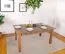 Esstisch ausziehbar Selun 14, Farbe: Eiche Dunkelbraun - 160 - 203 x 90 cm (B x T)