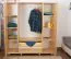 Mehrzweckschrank Kiefer, Farbe: Natur 190x180x60 cm Abbildung