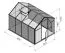 Gewächshaus - Glashaus Mangold L7, gehärtetes Glas 4 mm, Grundfläche: 6,40 m² - Abmessungen: 290 x 220 cm (L x B)