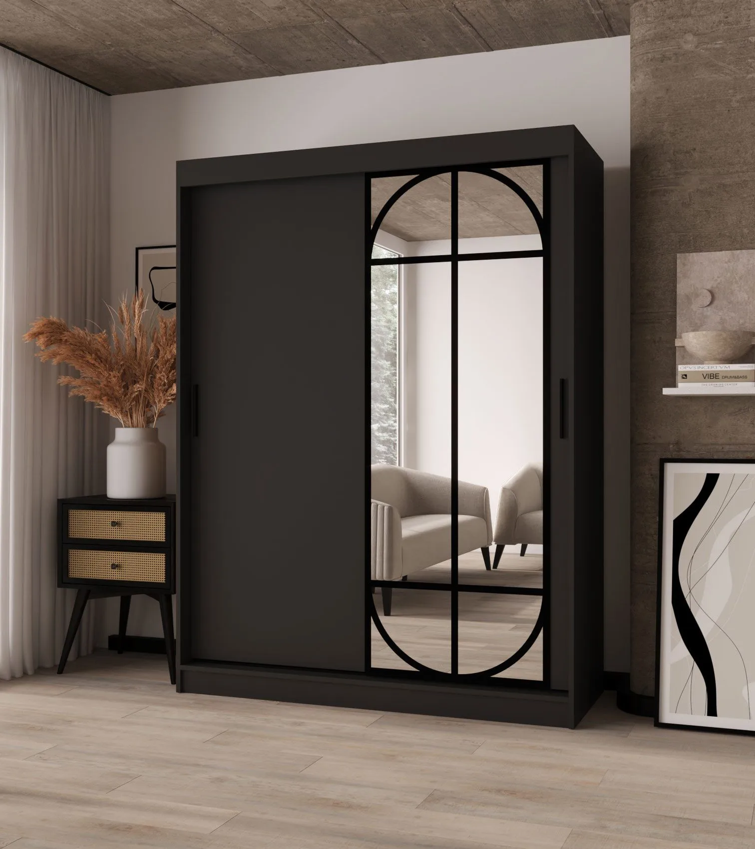 sideboard vintage weiß mit Weinfach Borris Landhaus-Stil Look by Vintage Line Category_Standard-Kategorie/Produkte ab 01.01.2019