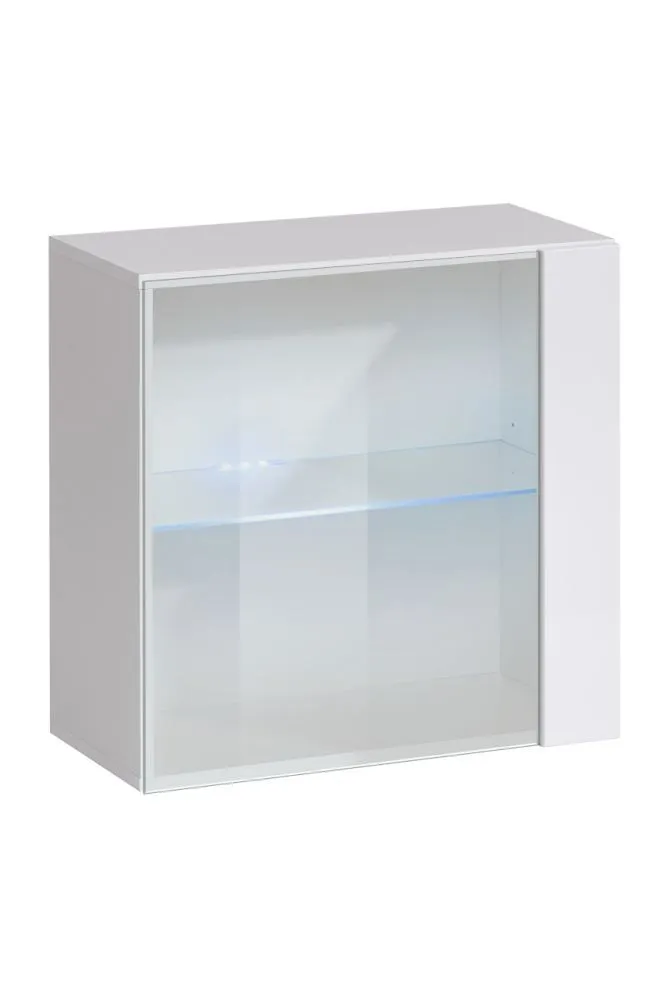 Hängevitrine mit zwei Fächer Fardalen 21, Farbe: Weiß