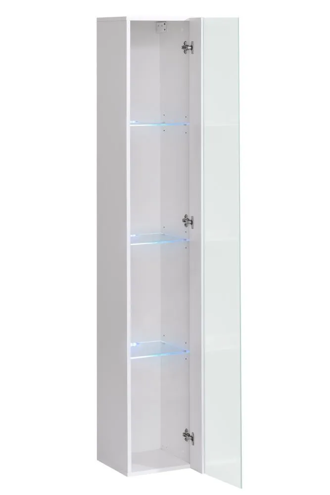 Moderne Hängevitrine Fardalen 13, Farbe: Weiß
