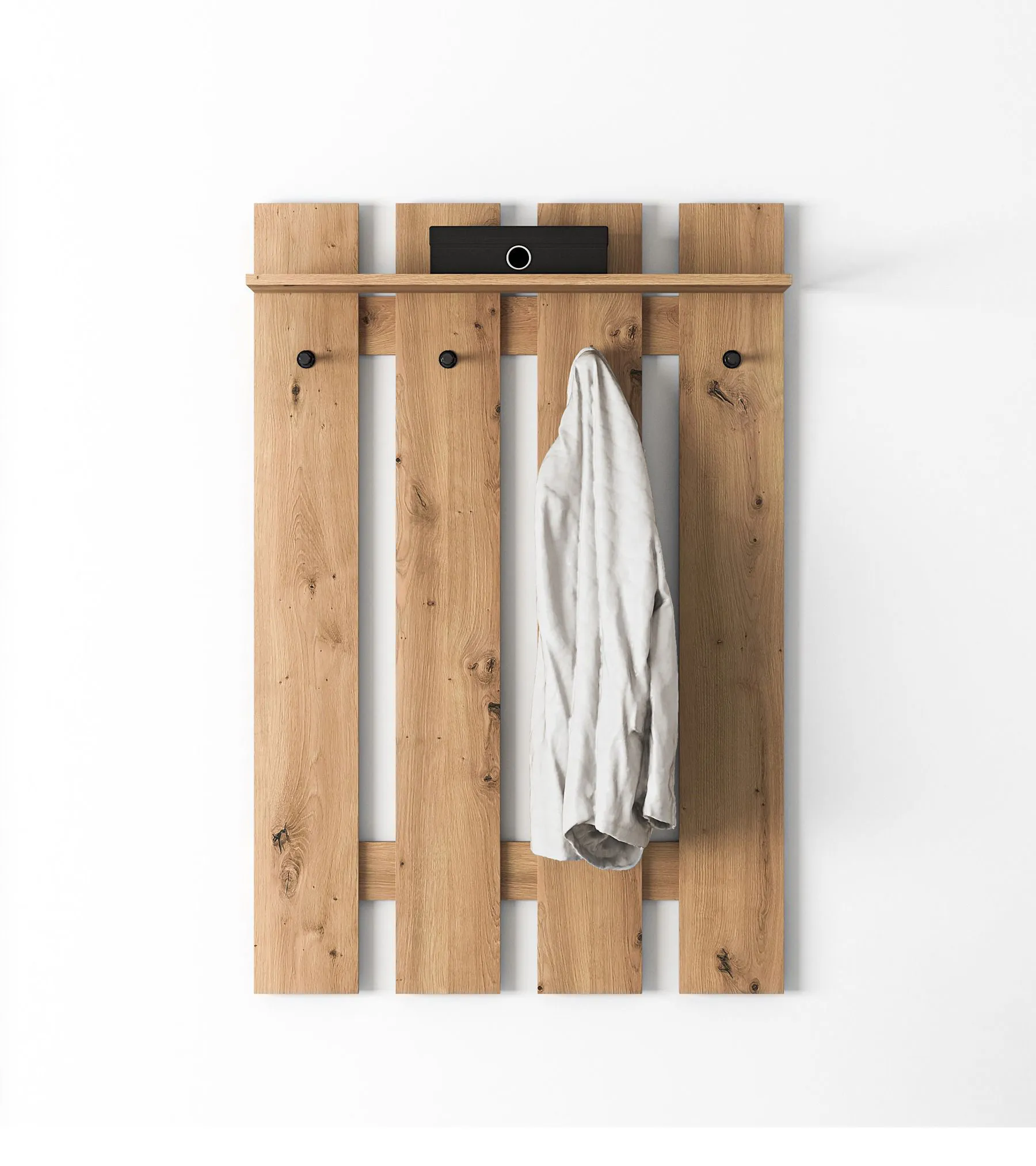 Garderobe Bering 02 | Maße: 80 x 22 x 119 cm | für den Flur | Farbe: Artisan Eiche | ABS-Kanten | laminiert | modernes Design