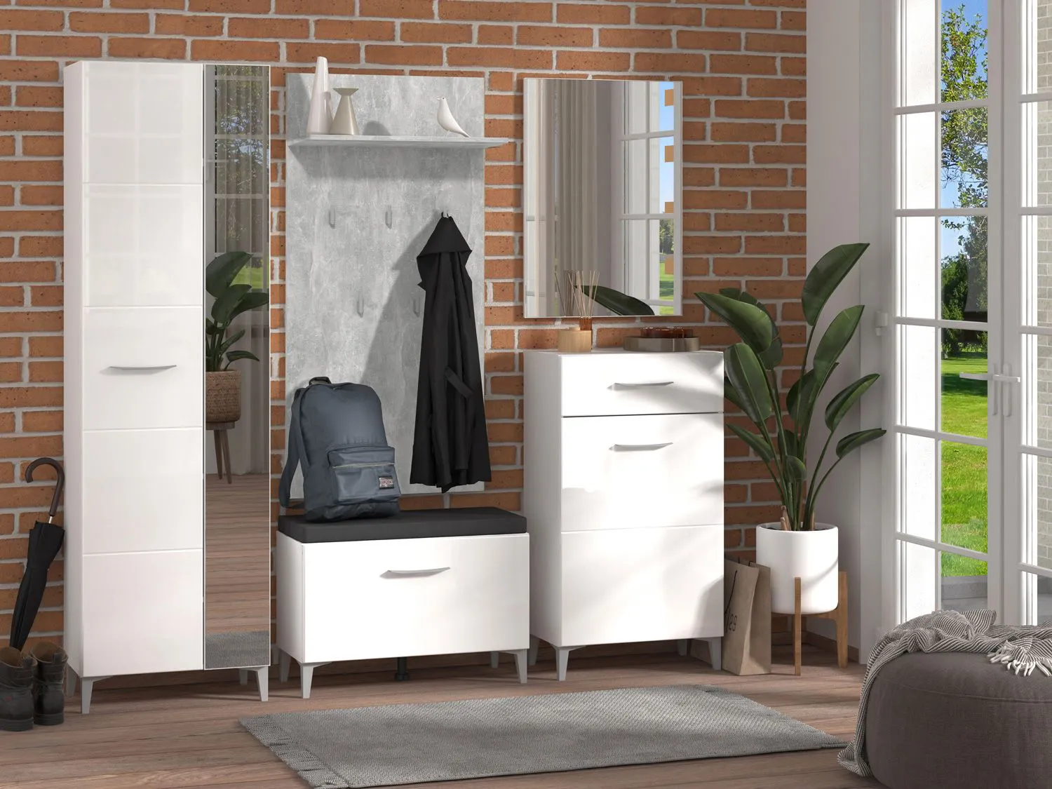 Garderobe Komplett