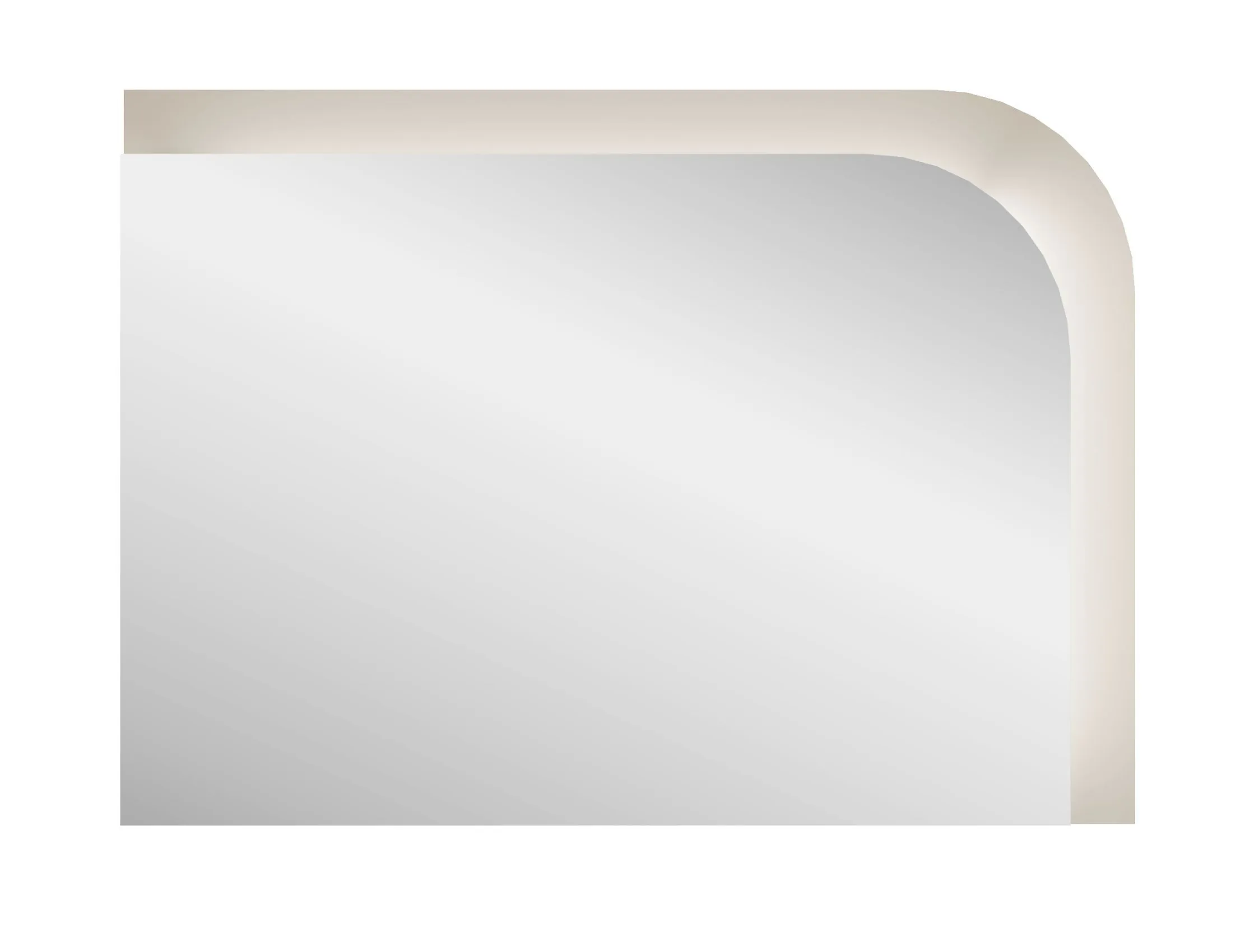 Spiegel mit LED-Beleuchtung | 75 x 2 x 55 cm | Beige-Kaschmir | Wandspiegel