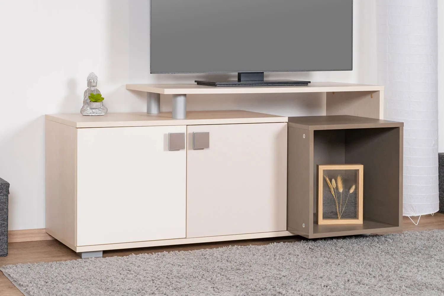 TV-Board Farbe: Creme 58x121x41 cm