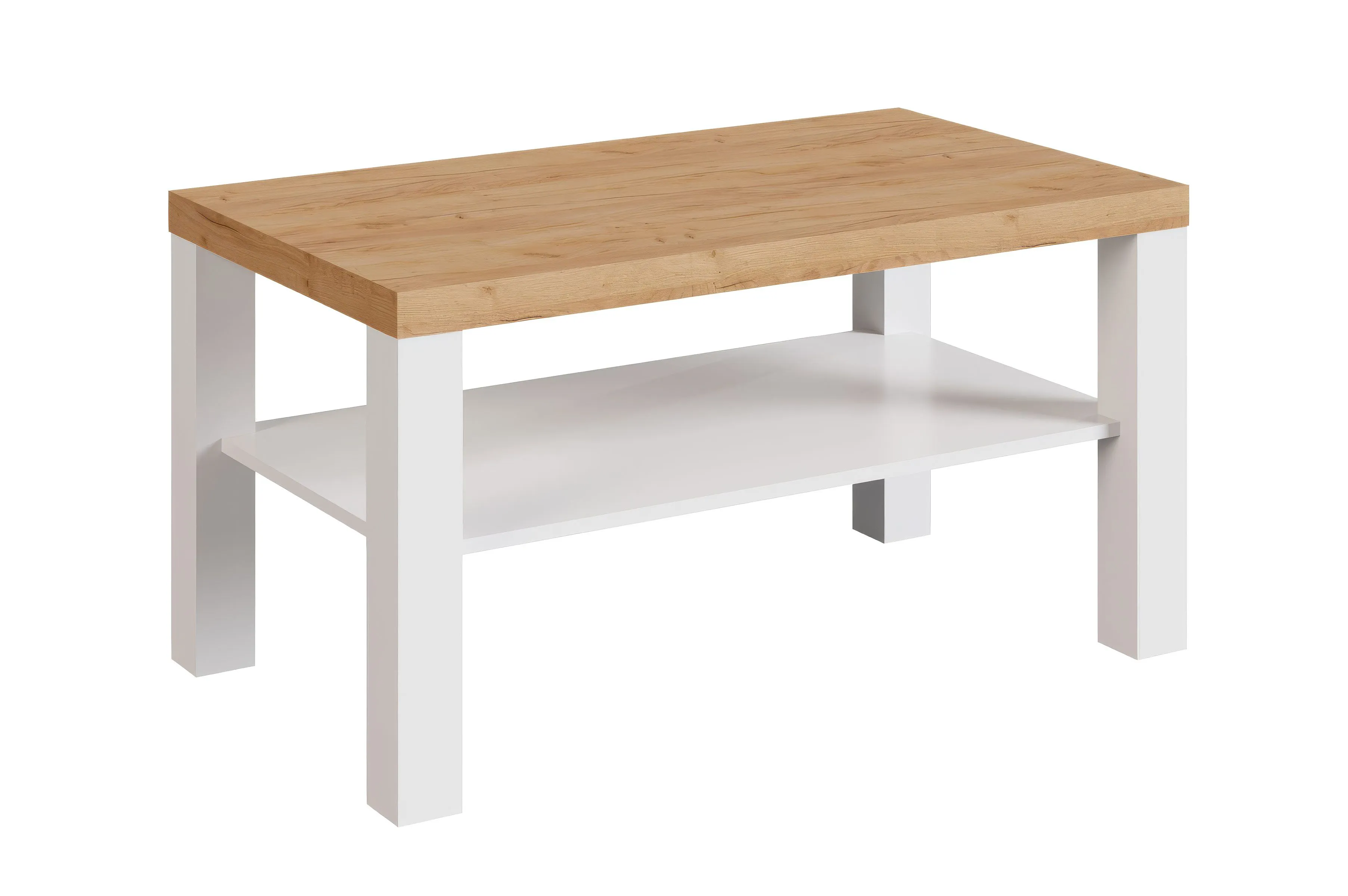 Großer länglicher Couchtisch mit Ablagefach 