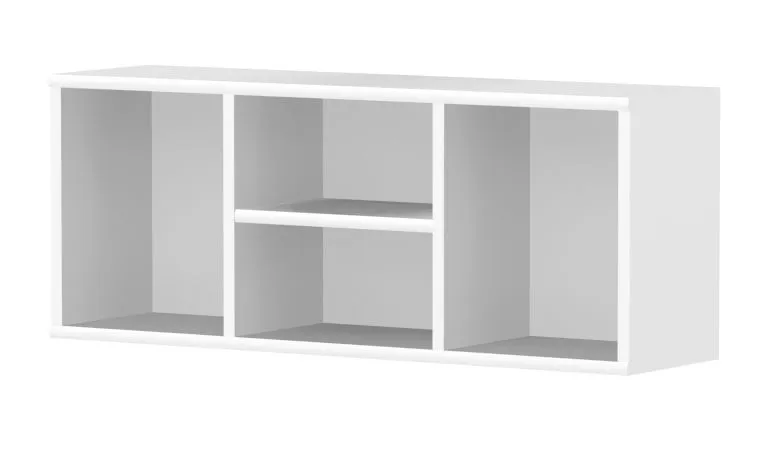 Wandregal 32, Farbe: Weiß