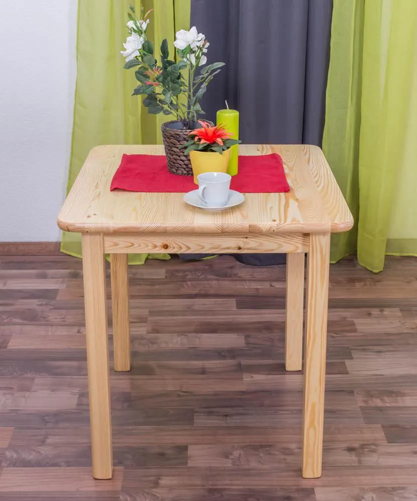 Tisch 70x70 cm, Farbe: Natur